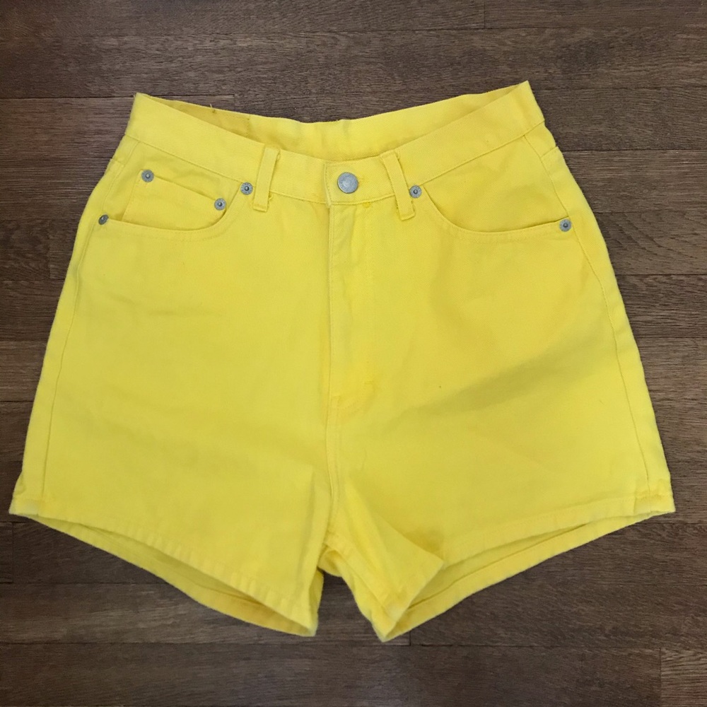 Vintage Yellow Jordache Shorts